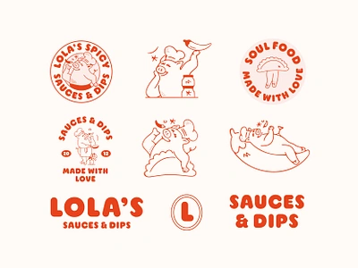 Hot Sauce Brand brand designer brand identity branding agency branding design character design chilli illustration hot sauce branding hot sauce logo illustrator line illustration logo design logo designer pig illustration