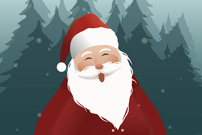 Merry Christmas Illustration adobe illustration christmas christmas illustration design illlustration illustrator merry christmas santa santa illustration