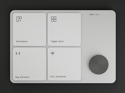 Figma Keyboard Concept // Material & UI Study 3d aluminum keyboard keys knob material minimal product ui visual