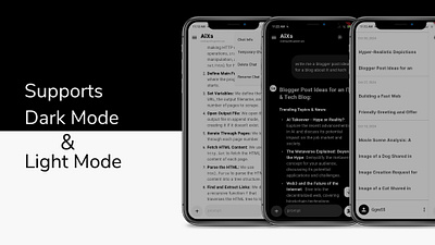 AiXs | Flutter Ai chat app android app design ios mobile ui