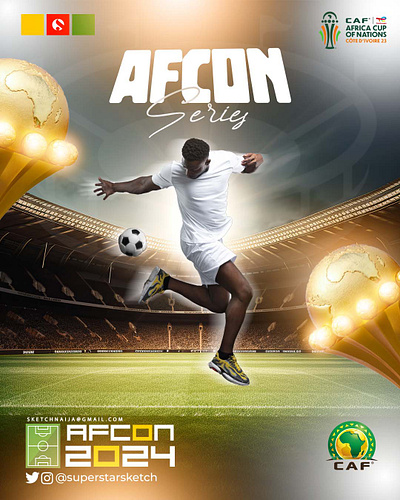 Cup of Nations Football tournament Flyer design flyer football sports sports designs