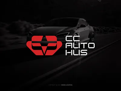 CC AUTOHUS Car Selling Branding auto car bmw brand identity branding car car brand car branding car logo cc logo denmark graphic design illustration letter logo logo logo mark luxury car luxury logo mercedes sports car