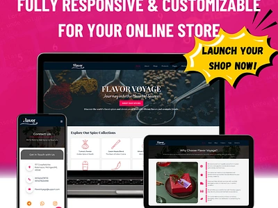 Unlock the Full Flavor of Your Online Presence with FlavorFusion graphic design ui