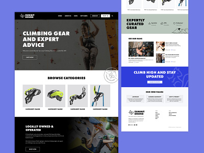 Summit Bound: Custom UI (Figma to WordPress) branding design graphic design illustration logo typography ui ux vector website