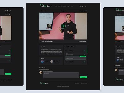 Online Class - LMS Platform | NoCodemy class code design ui ux web