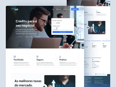 Finance & Business Landing Page | Fomenta design figma finance landing page ui ux web webdesign