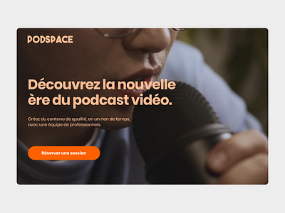 podspace - website brand branding design ui ui design ux ux design uxui web web design