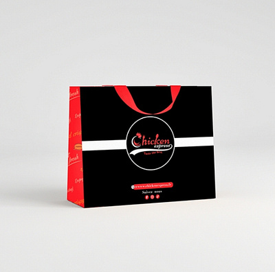 Restaurant Shopping Bag Design branding graphic design