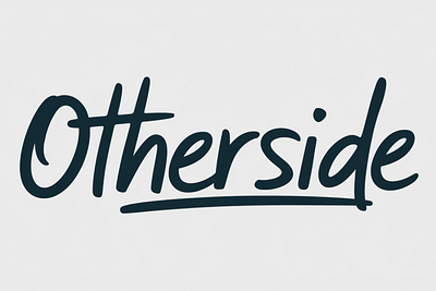 Otherside - Stylish Handwriting Font design font sans serif graphic design vector