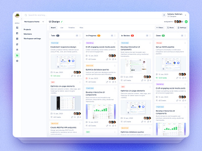 Task Management Design branding design jira minimal design new trend task taskmanagement trello ui ux uxjoy webdesign