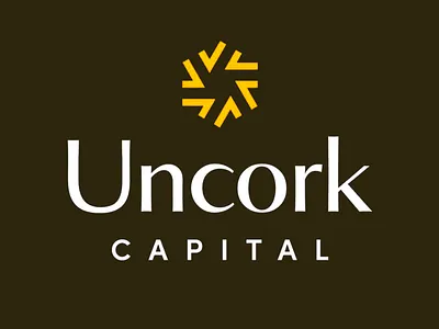 Uncork Capital-financial company branding bank brand visual bank branding bank logo ideas banking firm branding brand identity brand visual branding corporate company logo corporate finance branding custom financial branding finance company branding finance company logo design fintech firm branding logo minimalist bank logo product branding uncork capital visual identity wealth management brand