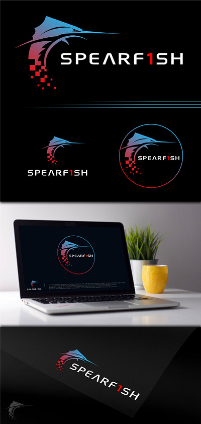 Logo for SPEARF1SH____it is in use branding graphic design illustration logo unique design vector