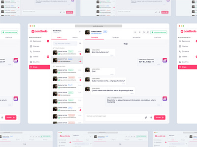 Chat & Communication - Accounting Web Platform | Conttrole chat communication design ui ux web whatsapp