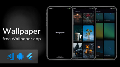 Flutter Wallpaper App android app design flutter ios mobile ui