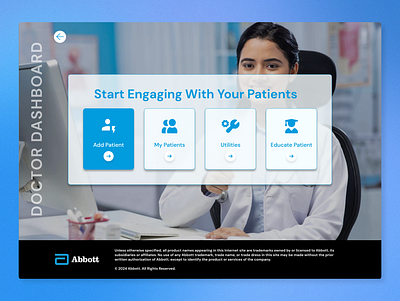 Abbott Platform for Doctor-Patient Engagement Dash Board.