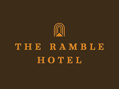 The Ramble Hotel branding boutique stay identity brand identity branding business branding cozy hotel design custom hotel branding horeca hospitality brand inspiration hospitality branding hotel branding hotel logo design hotel logo inspo modern boutique branding pathway inspired logo the ramble hotel travel and stay branding typography unique hotel logo unique logotype ideas visual identity