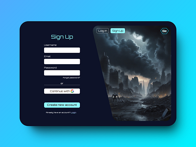 Sign Up page 3d animation app branding design gaming graphic design illustration like logo motion graphics page reference sign up ui ui design uiux design vector web design