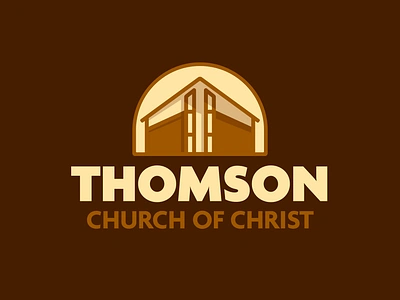 Thomson Church of Christ branding church church design design graphic design illustration logo logos vector