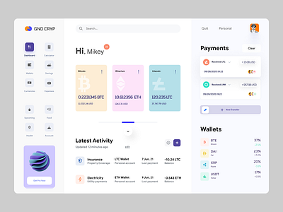 Cryptocurrency Dashboard UI admin panel cryptocurrency dashboard dashboard design dashboard ui design finance homepage management tools product design project management saas dashboard statistics ui concept ui design web web design