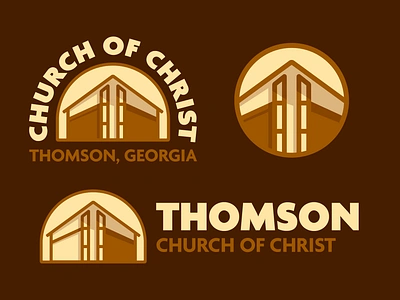 Thomson Church of Christ - Brand Compositions branding church church design design graphic design illustration logo logos vector