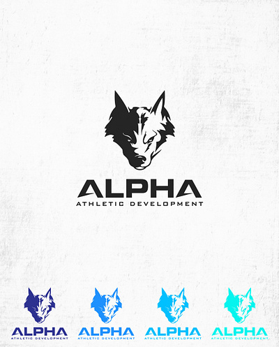 Logo Idea for ALPHA fitness graphic design illustration logo vector