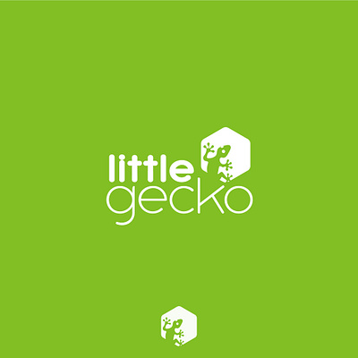 Logo Idea for LITTLE GECKO graphic design illustration logo vector