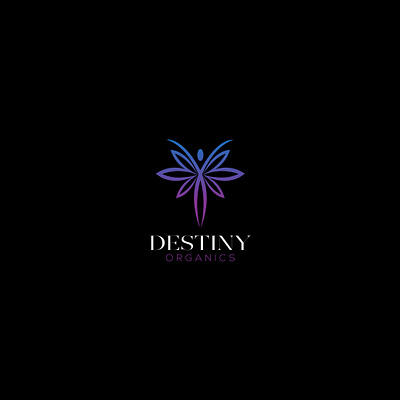 Logo for DESTINY ORGANICS____it is in use abstract graphic design illustration logo vector