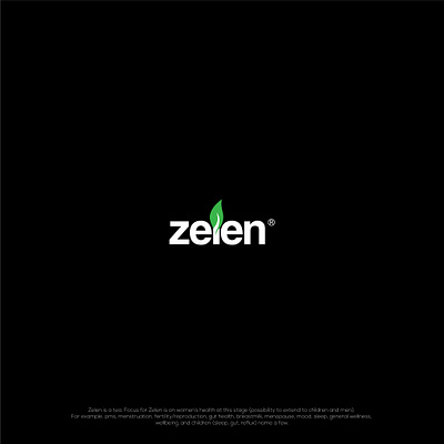 Logo Idea for ZELEN graphic design illustration logo minimal design vector