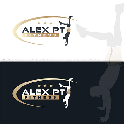 Logo for ALEX PT FITNESS____it is in use design fitness graphic design illustration logo vector