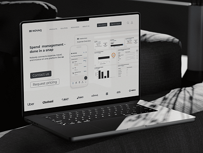 NOVAQ: Powering Smarter Financial Decisions designinspiration designtrends financial graphic design landing manegment ui webdesign
