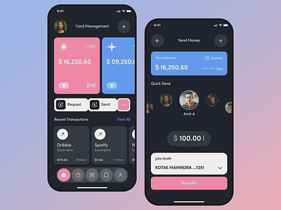 Card Management App app app design app ui app ux clean ui design digital bank digital payment expense management finance automation finance manager app mobile mobile ui mobile ux payment system ui ui design user experience ux ux design