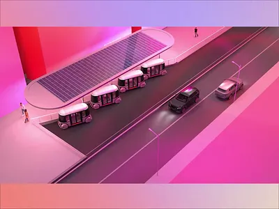 Glydcar System animation branding ui