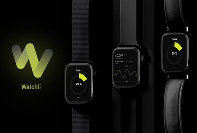 Watchi: Elevate Your Apple Watch Experience app apple watch applewatch branding design figma freelance freelancer illustration logo mobile task time ui uiux ux vector watch