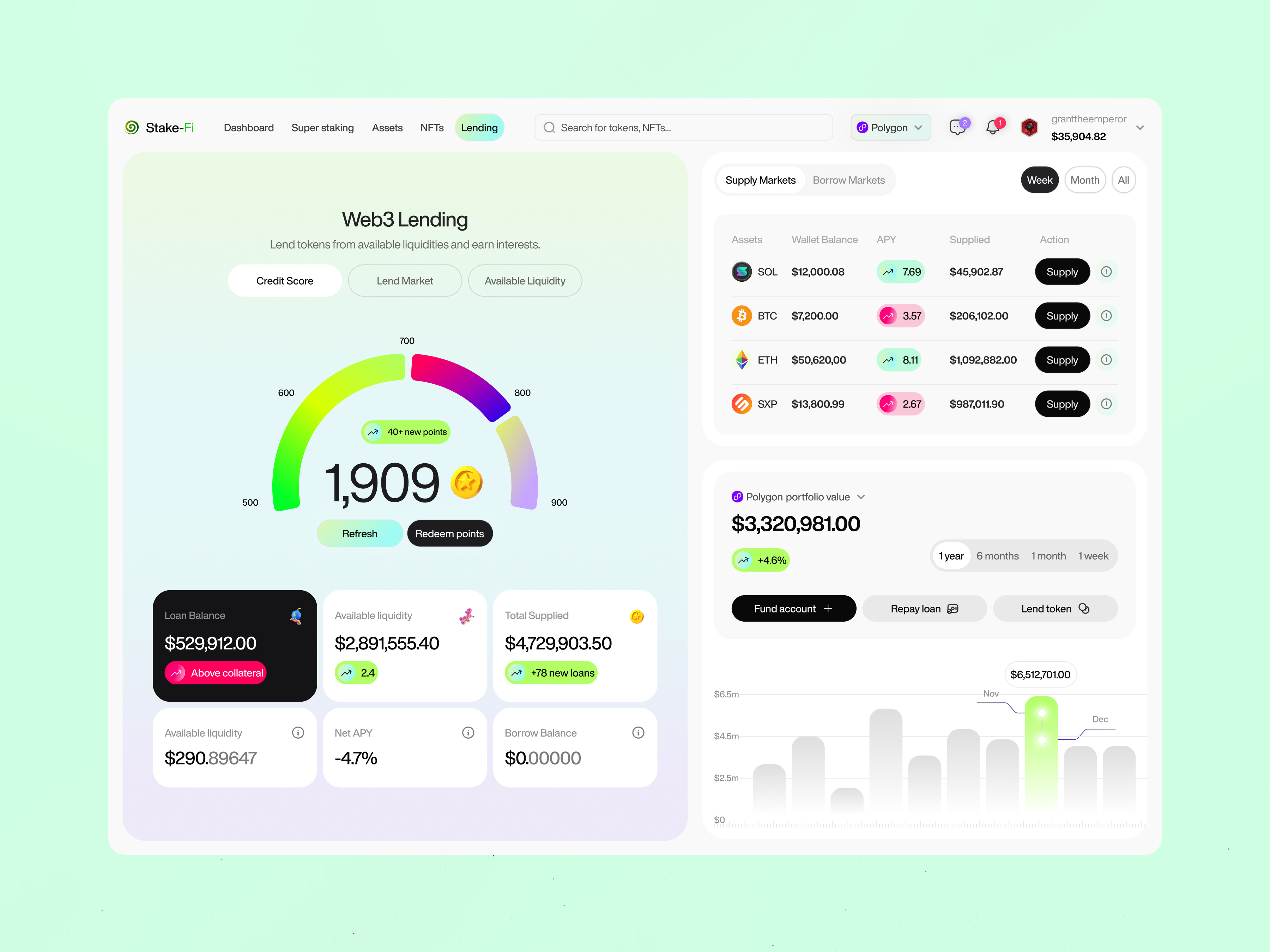 Example of Web3 Product Designer 