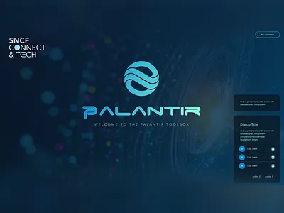 SNCF Connect • Palantir 2 branding graphic design logo