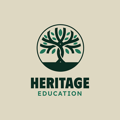 [𝐏𝐑𝐎𝐉𝐄𝐂𝐓] 𝐇𝐄𝐑𝐈𝐓𝐀𝐆𝐄 𝐄𝐃𝐔𝐂𝐀𝐓𝐈𝐎𝐍 𝐋𝐎𝐆𝐎 branding design education logo logo design