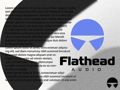 Music Logo Design - Flathead Audio brandmark headlogo headphonelogo iconiclogo logo logoart logodesign logogrid logomaker logomark logonew logopassion logoprocess logos modernlogo musiclogo ninjalogo uniquelogo visualidentity