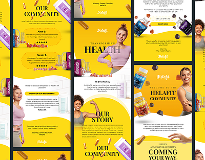 Email & newsletter design email design email marketing figma klaviyo mailchimp supplement