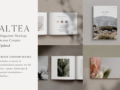 Altea Magazine Mockup Scene Creator altea magazine mockup book brand brand guidlines branding custom scene design editorial magazine magazine mock up magazine mockup magazine mockup scene creator mock up mockup page paper scene creator stationery