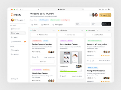 Task Management Dashboard Design admin interface admin panel admin theme admin ui dashboard dashboard design dashborad dashbord design graphs interface sidebar task taskmanagement team ui ui design user dashboard web design website