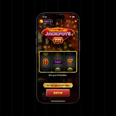 Day 03 design submission free game design poker slot jackpot slot machine ui challenge ui design ui ux ux design