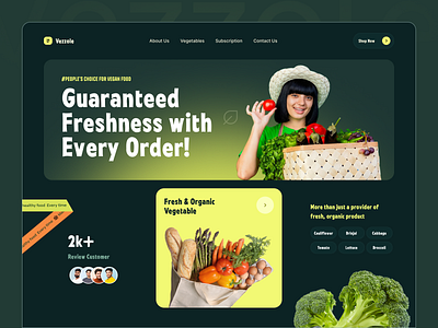 Vezzole - Vegetable Shop Website UI Design ecommerce website ecommerce website design food grocery grocery store grocery store ui grocery store ui design grocery ui design landing page online shop online store ui ui design vegetable vegetable shop vegetable shop ui vegetable shop ui design vegetable store web design website design