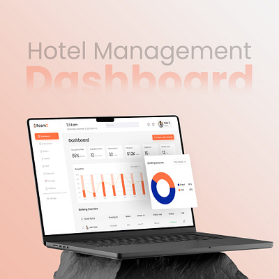 Hotel Management Dashboard Design creative ui dashboard design design inspiration design practice figma design hotel dashboard hotel management overview screen ui ui design ux design web design