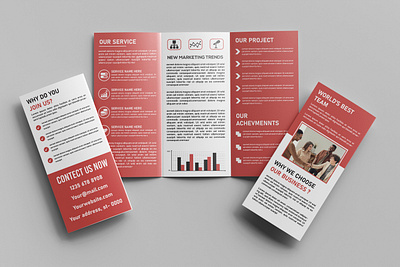 Tri-Fold Brochure Template brand identity branding design brochure brochure design brochuredesign brochures business brochure design design graphic design illustration tri fold tri fold brochure