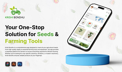 Krishi Bondhu – Modern Farming Solutions agricultureapp agritechapp appdesign cleanui creativeui designforgood digitalfarming farmerscompanion farmingsolutions farmtech innovativeappdesign minimaldesign mobileappui moderndesign productivityapp responsivedesign smartfarmingui ui uiuxdesign userexperience