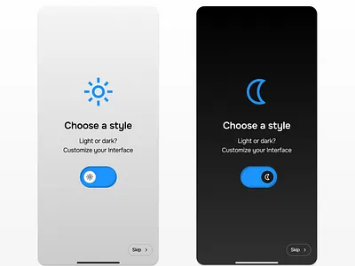 Daily UI 015 (On and off switch) daily ui figma on and off switch ui