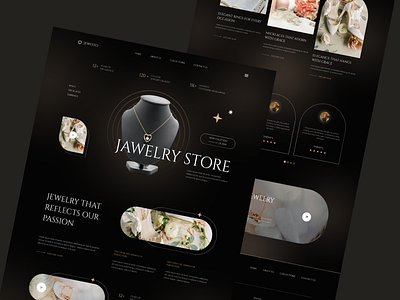 Jewesto - Jewelry Store Website Template accessories beauty clean ecommerce fashion graphic design handcrafted jewellery jewelry landing page luxury sanstive shop store website