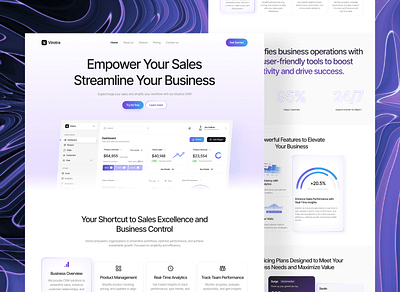 Virotra - CRM Website Design admin analytic branding crm crm website design graphic design landing page product design report saas sales analytic sales management ui uiux web design website website design