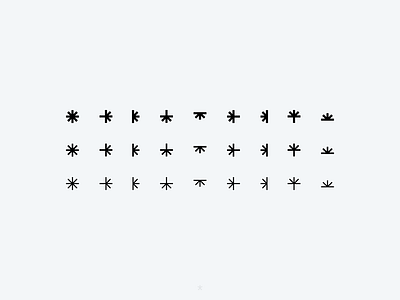 Reflect* / Logomark. aesthetic asterisk blog brand branding canvas creative design diamond exploration icon illustration logo minimal modern stack star ui variant white