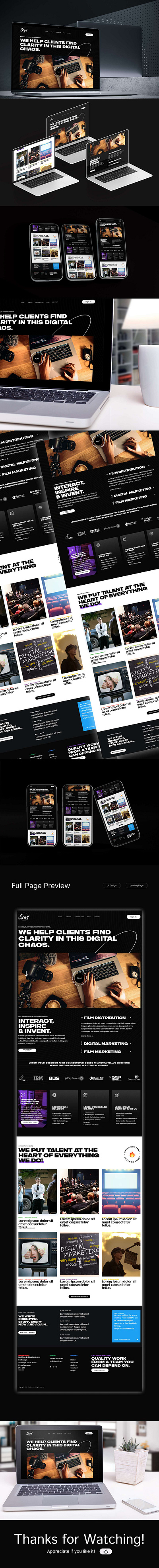 Suri Landing Page branding design graphic design ui ux website